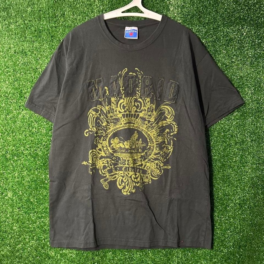 Vintage Madrid Black‎ & Gold Tee